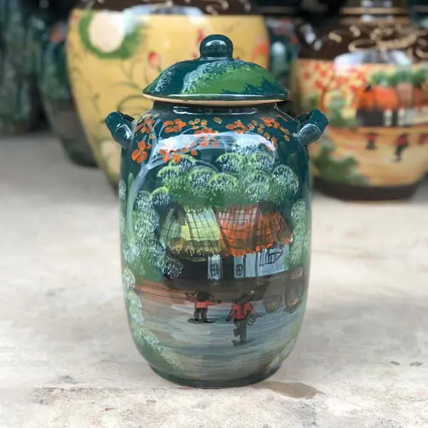 bình sứ ngâm rượu 10 lít đồng quê