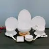 Bát đĩa đẹp trắng vàng kim cao cấp Bát Tràng đẹp 2 mua set do an trang vang kim bat trang cao cap mua set do an trang vang kim cao cap mua bo do an bang su bat trang dep 1
