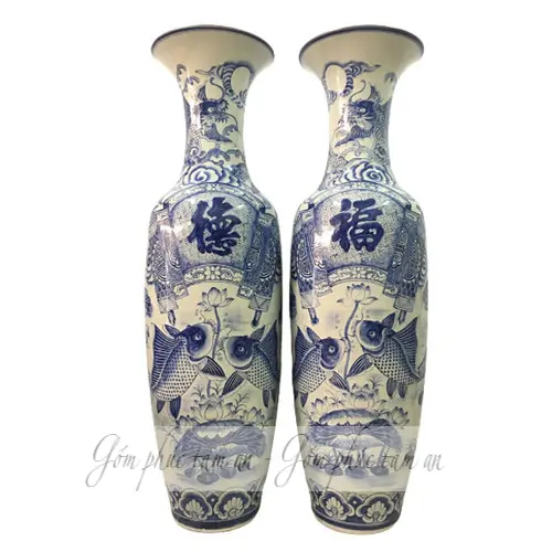 Lọ lục bình đẹp sen cá phúc đức