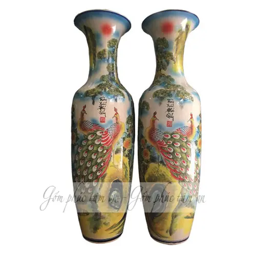 Lọ lục bình trơn đẹp đôi công phú quý 1m55-1m78
