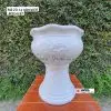 Chậu ly sứ trồng cây trắng hoa hướng dương 2 chau ly su trong cay hoa huong duong