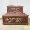 Quách tiểu tứ trụ gốm sứ Bát Tràng 2 tieu quach sanh song linh
