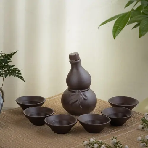 Bình sành đựng rượu gốm sứ Bát Tràng