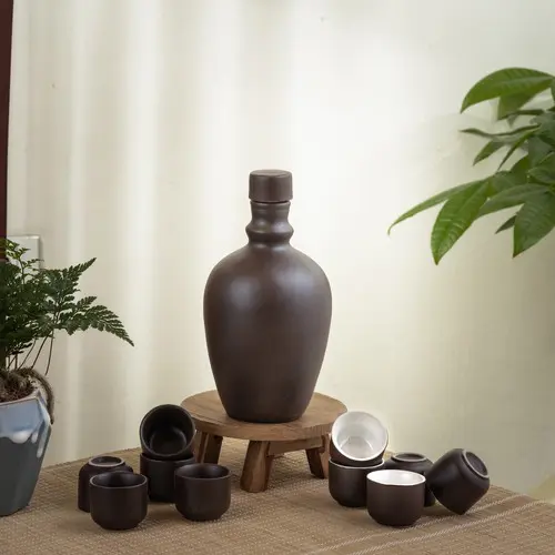 Chai đựng rượu 1l bát tràng