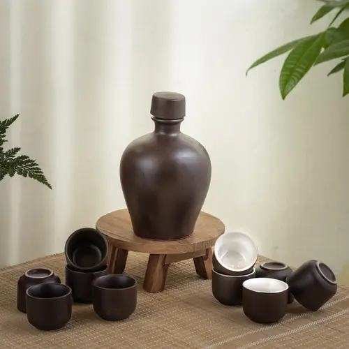 Chai rượu gốm sứ bát tràng