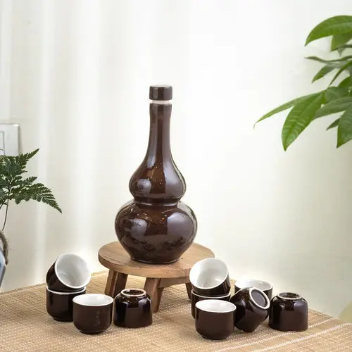Nậm rượu 1L gốm bát tràng