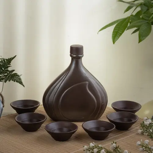Nậm rượu cổ bát tràng