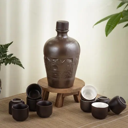Vò rượu sành 750ml