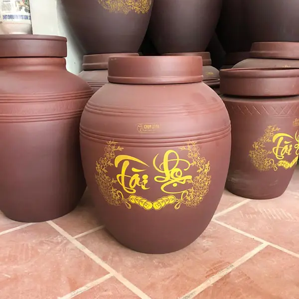 Chum đựng rượu tài lộc 20L không tráng men