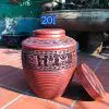 Chum sành ngâm rượu 20l trống đồng 2 chum sành ngâm rượu 20l trống đồng