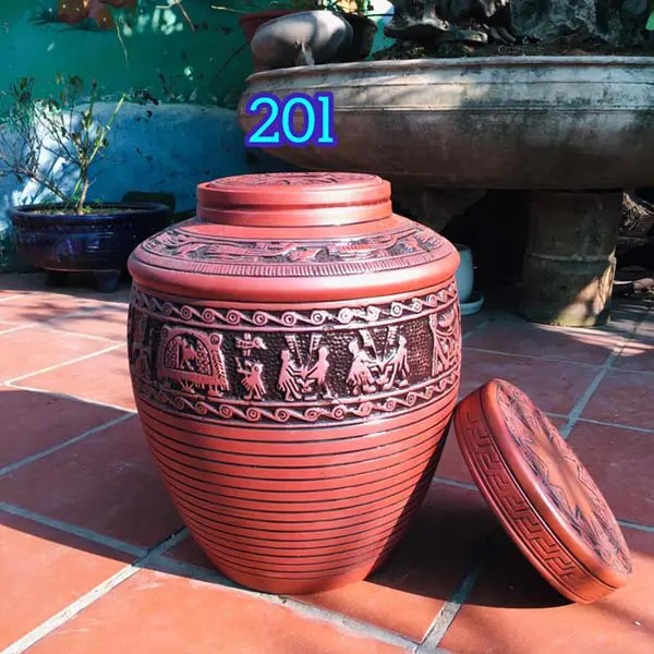 chum sành ngâm rượu 20l trống đồng