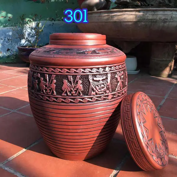 chum sành ngâm rượu 30l trống đồng